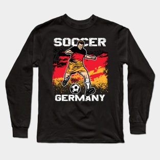 Germany Futbol Soccer Long Sleeve T-Shirt